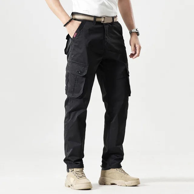 Men's Cargo Straight-Leg Trousers