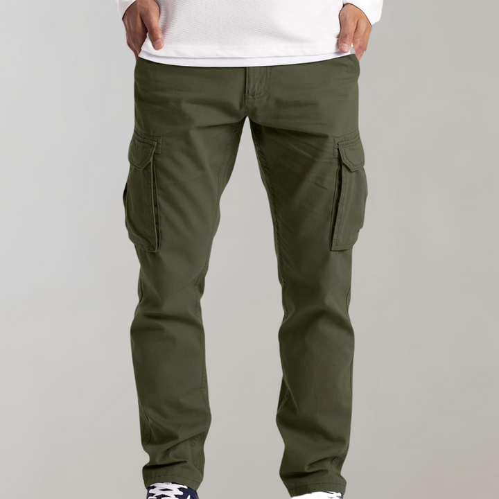 Men's Cargo Trousers with Side Pockets