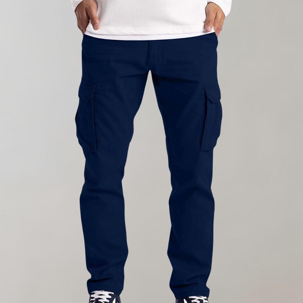 Men's Cargo Trousers with Side Pockets