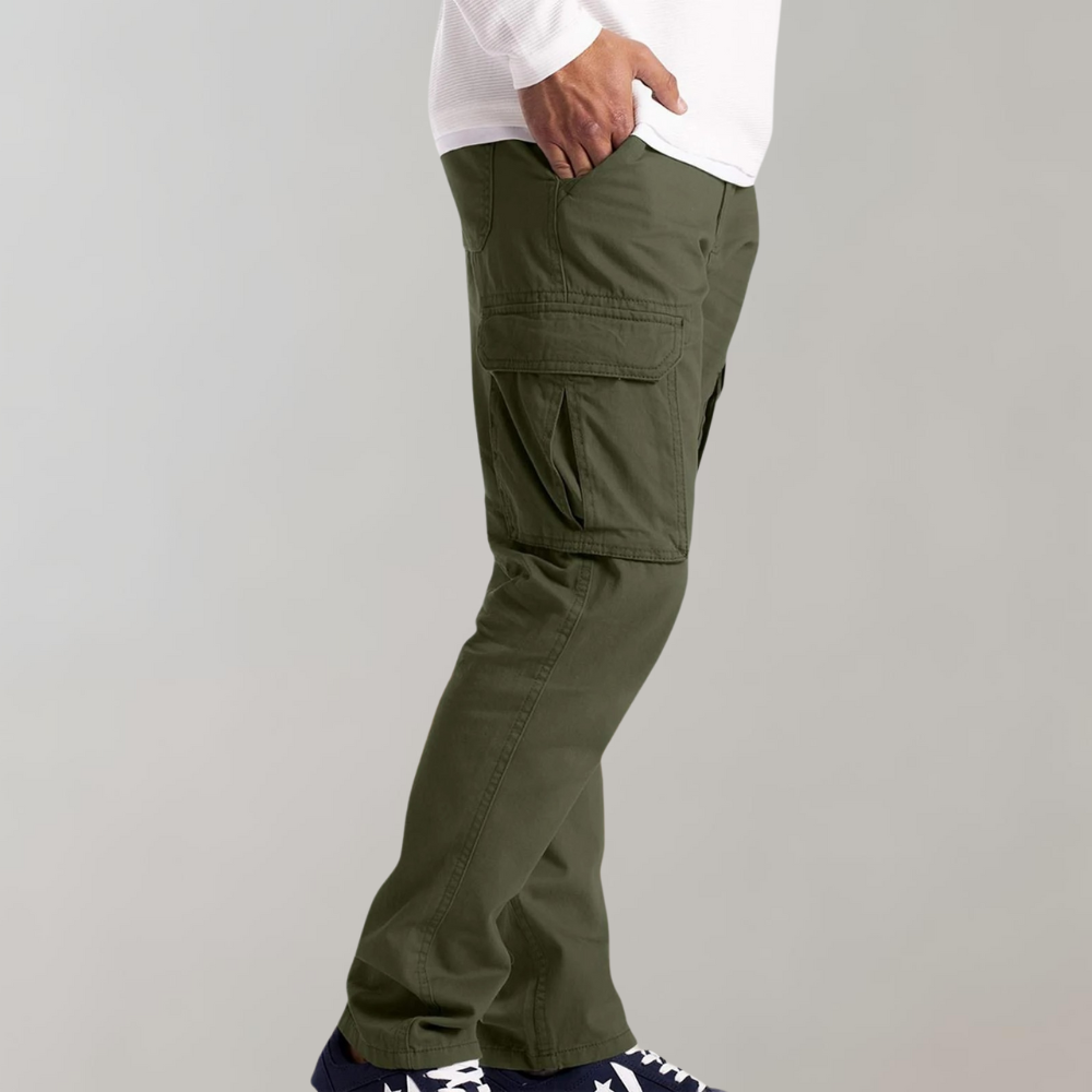 Men's Cargo Trousers with Side Pockets