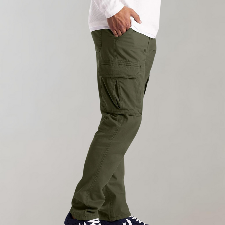 Men's Cargo Trousers with Side Pockets