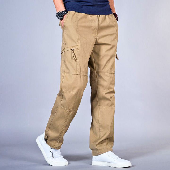 Men's Cargo Trousers with Zippered Pockets