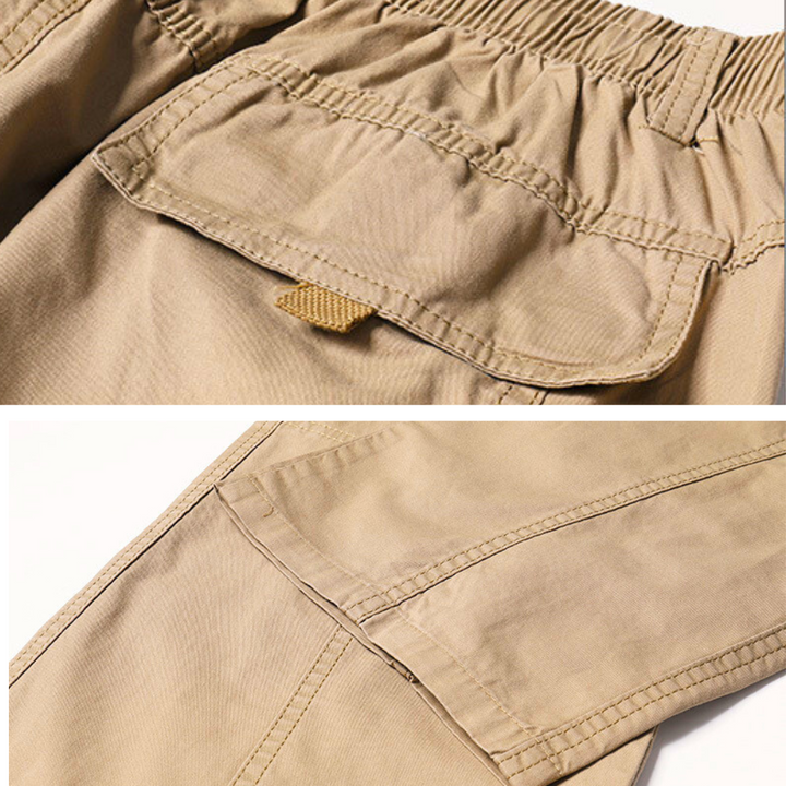 Men's Cargo Trousers with Zippered Pockets