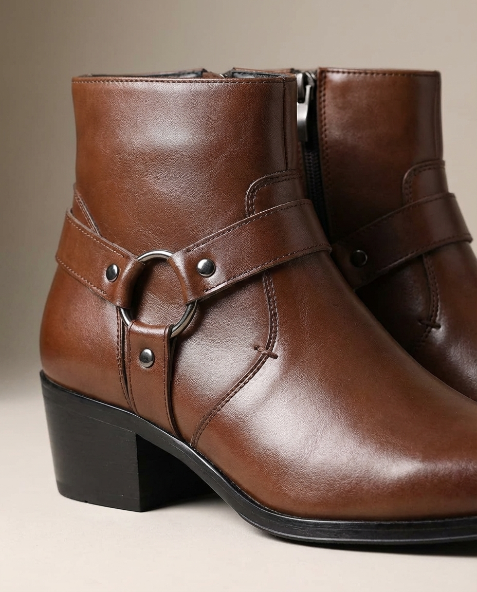 Men's Chisel Toe Ankle Boots
