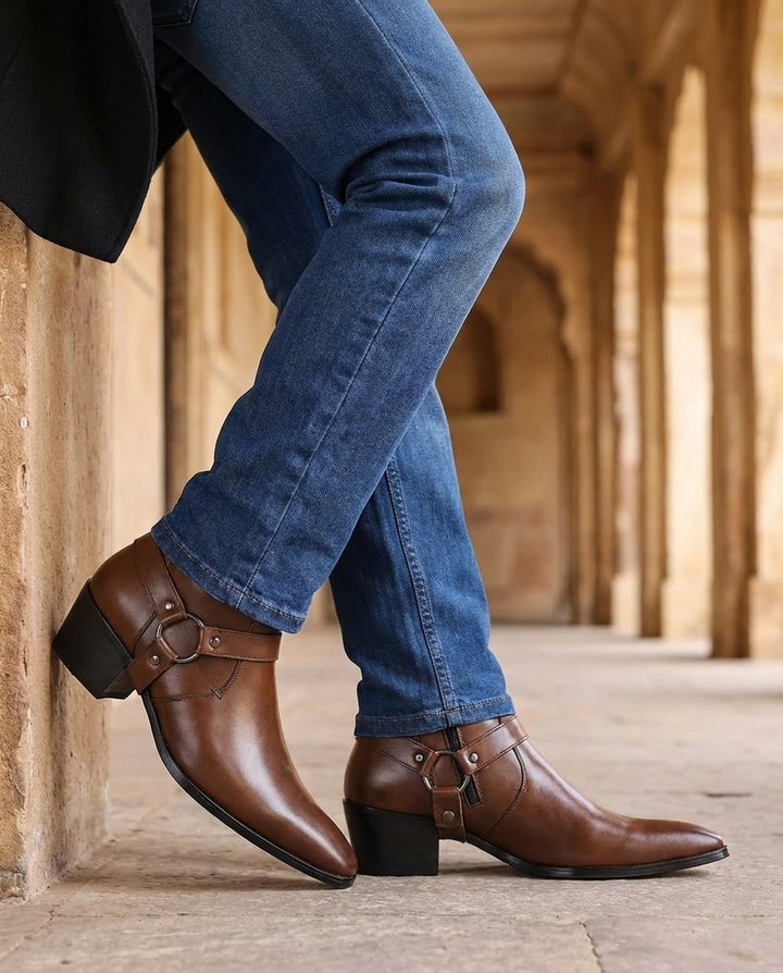 Men's Chisel Toe Ankle Boots