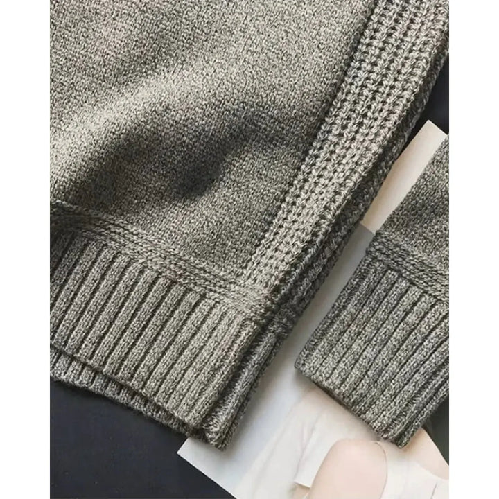 Men's Crew Neck Jumper with Elbow Patches