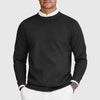 Men's Crew Neck Long-Sleeve Knitted Jumper