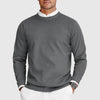 Men's Crew Neck Long-Sleeve Knitted Jumper