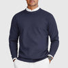 Men's Crew Neck Long-Sleeve Knitted Jumper