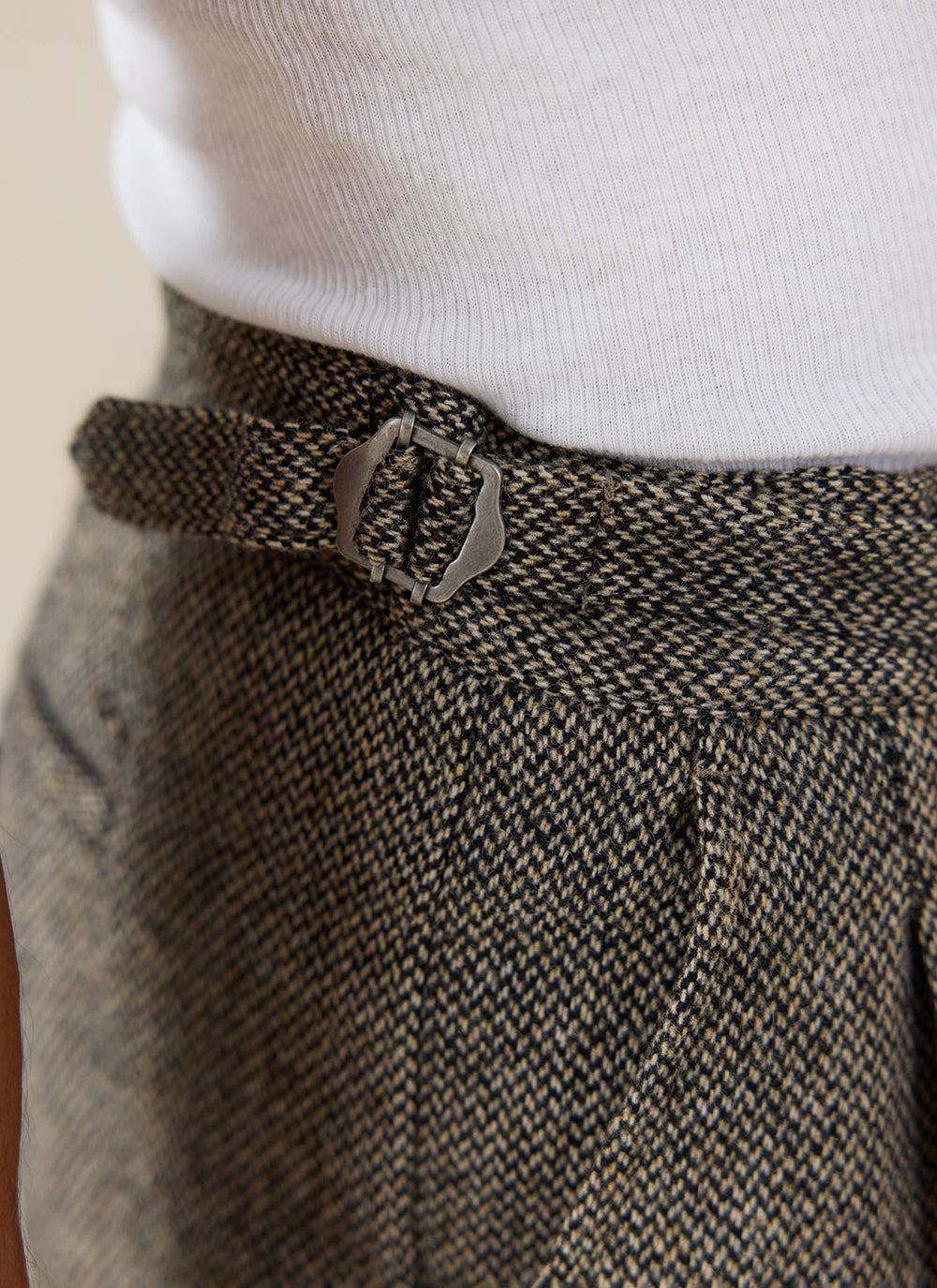 Men's Double-Pleated Tailored Trousers