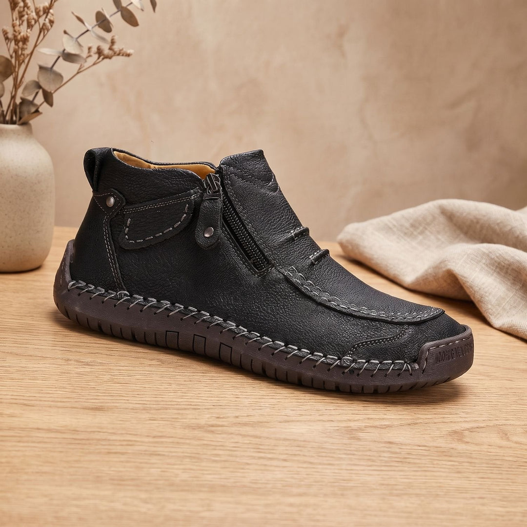 Men's Ergonomic Side-Zip Ankle Boots
