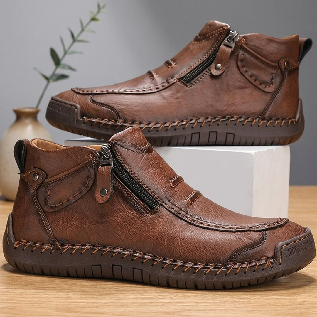 Men's Ergonomic Side-Zip Ankle Boots