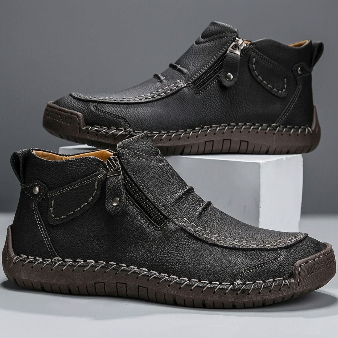 Men's Ergonomic Side-Zip Ankle Boots