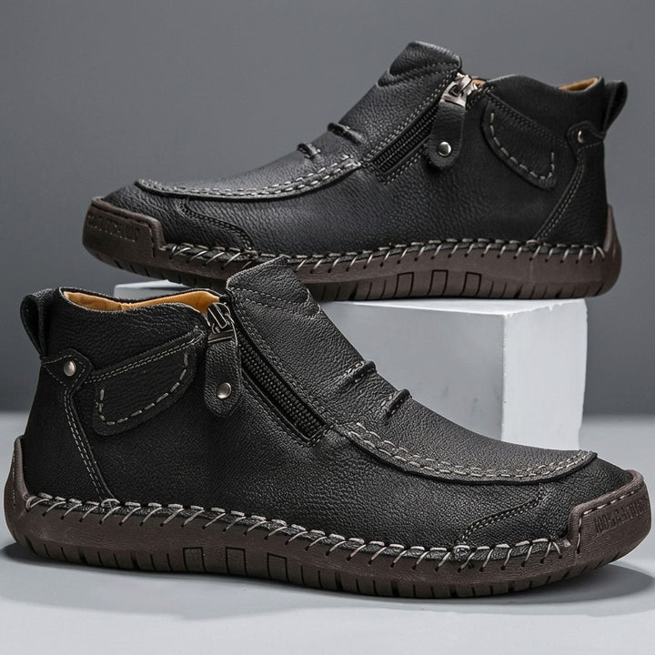 Men's Ergonomic Side-Zip Ankle Boots