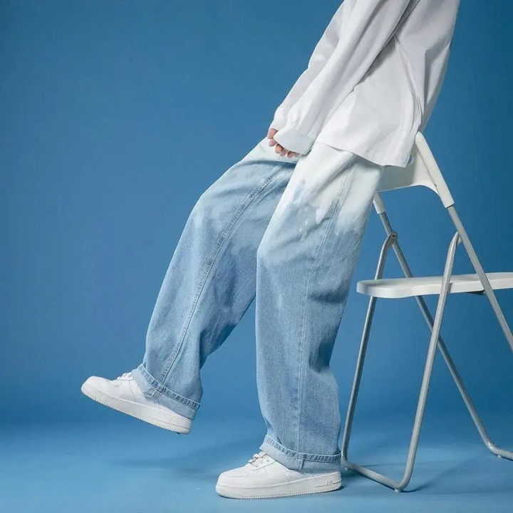 Men's Fade-Wash Jeans