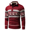 Men's Fair Isle Half-Zip Sweater