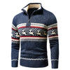 Men's Fair Isle Half-Zip Sweater
