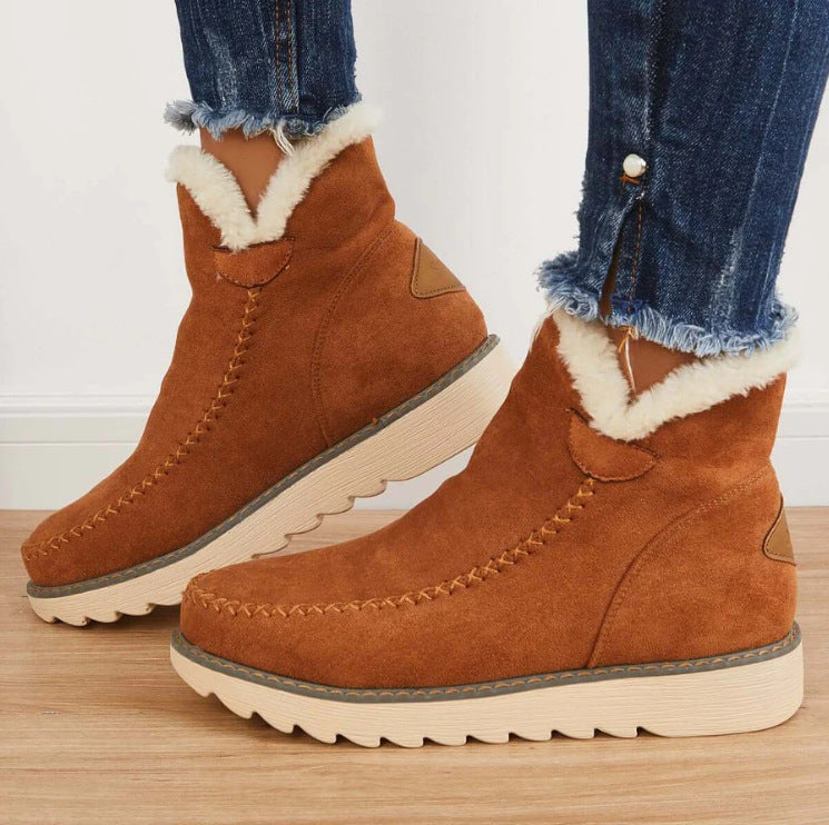 Women's Faux Shearling-Lined Ankle Boots