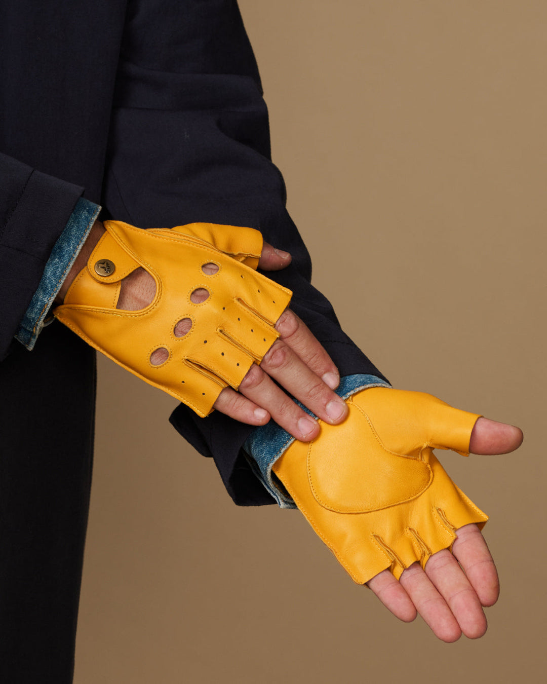 Men's Fingerless Gloves