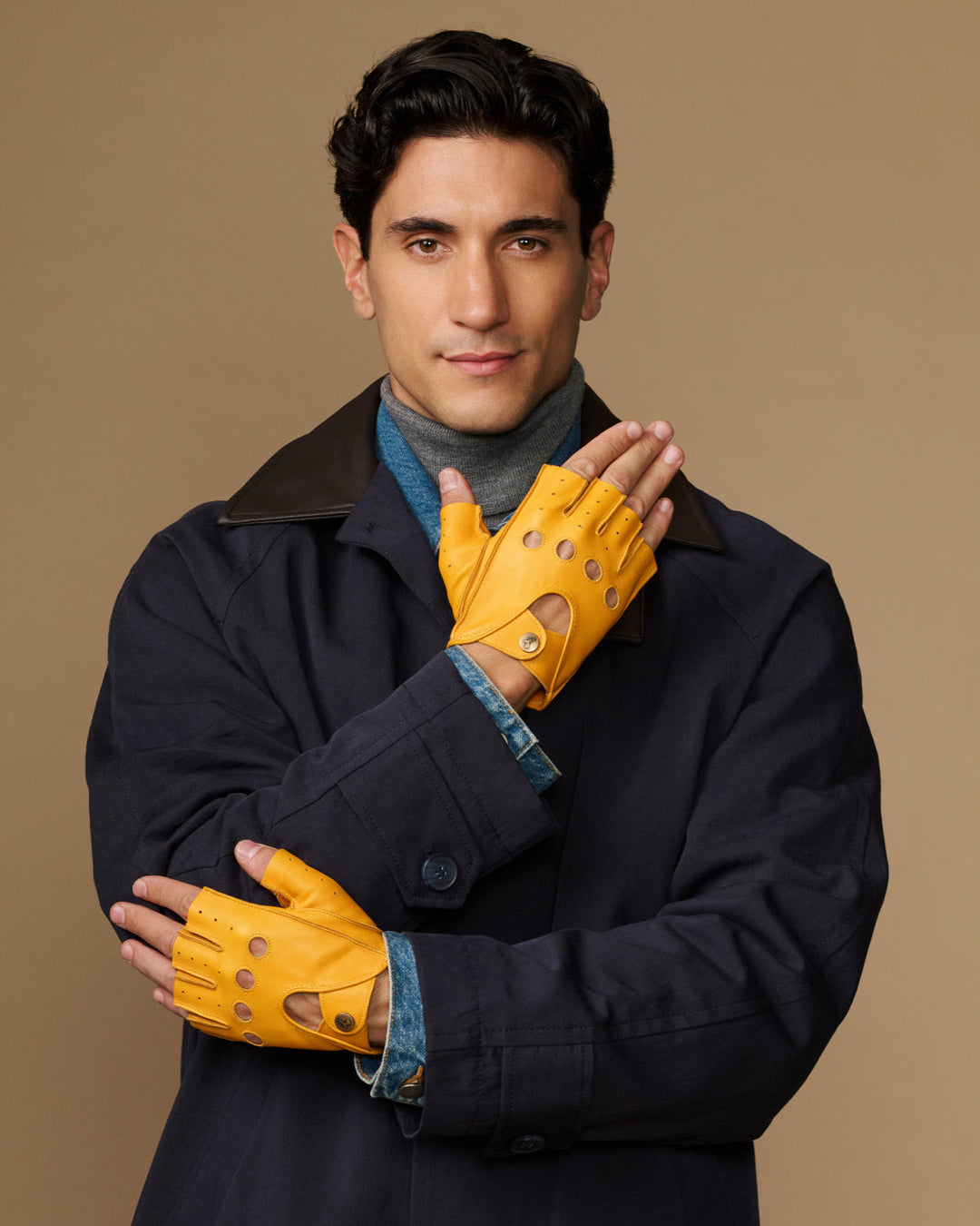 Men's Fingerless Gloves