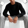 Men's Chunky Fisherman Rib Crew Neck Jumper