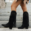 Women's Fringe-Trim Western Boots