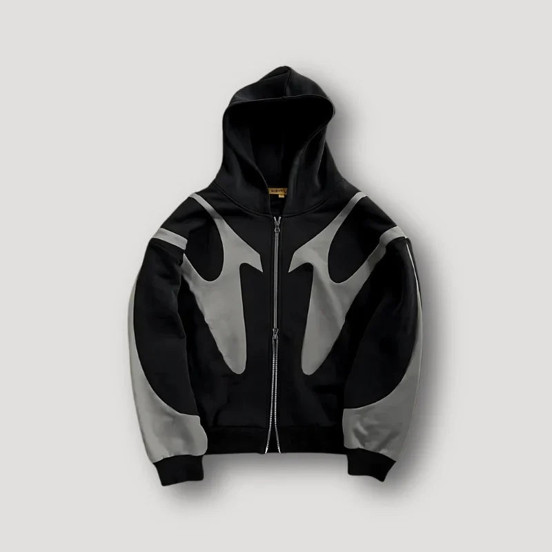 Men's Graphic Zip-Up Hoodie