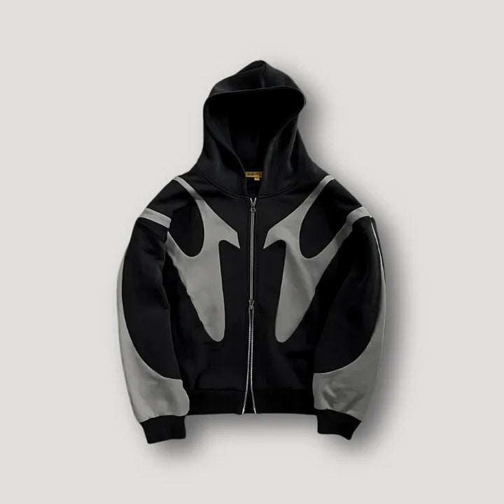 Men's Graphic Zip-Up Hoodie