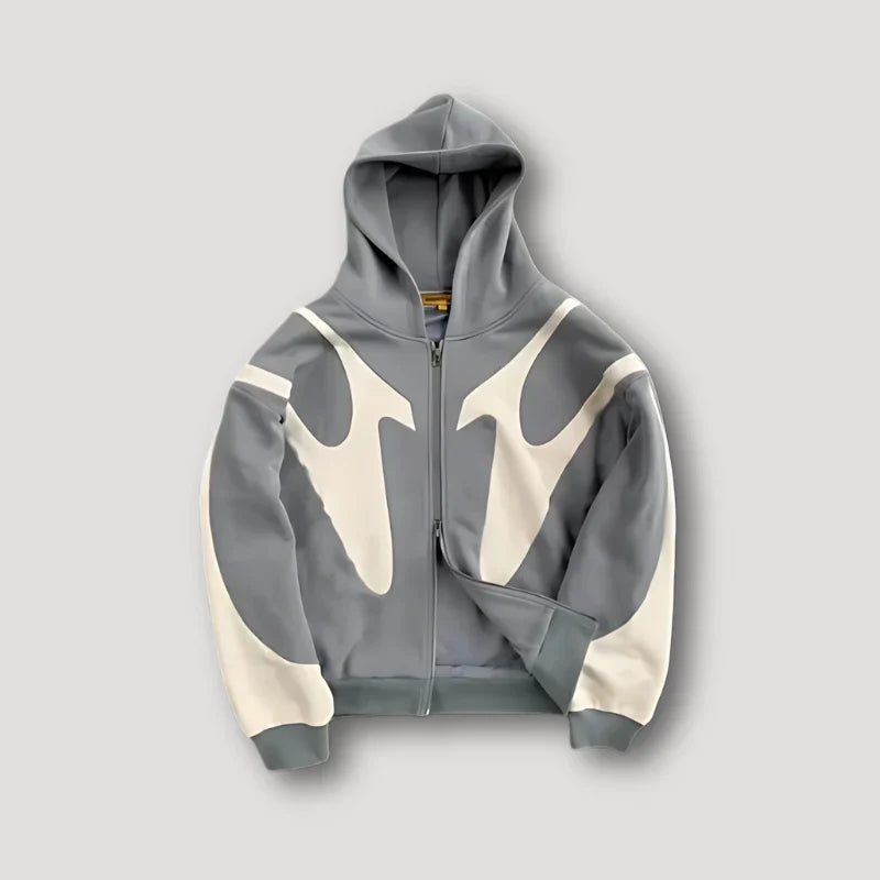 Men's Graphic Zip-Up Hoodie