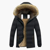 Men's Hooded Faux Fur Winter Parka