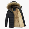 Men's Hooded Faux Fur Winter Parka