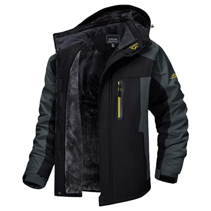 Men's Hooded Zip-Up Winter Jacket