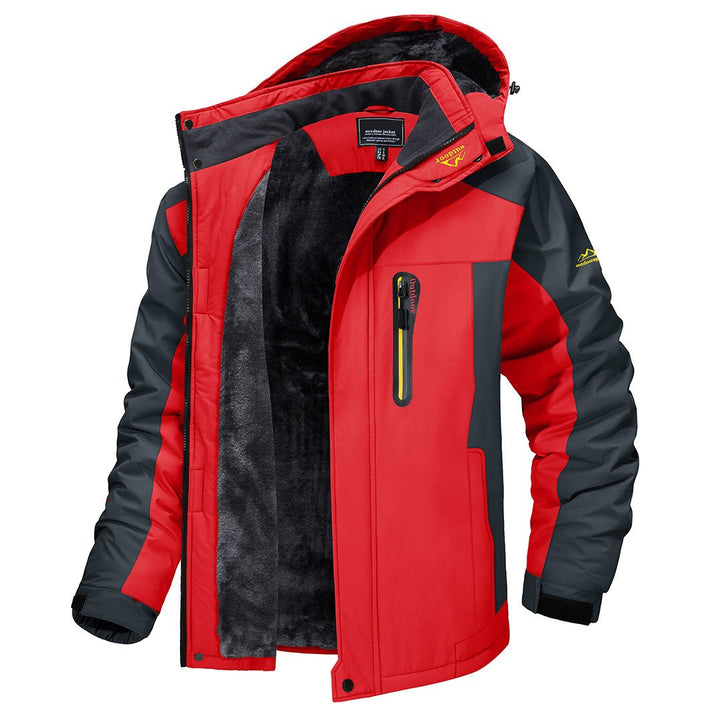 Men's Hooded Zip-Up Winter Jacket