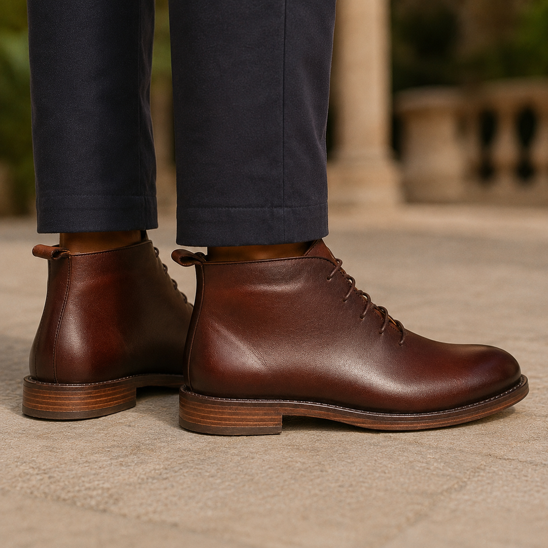 Men's Lace-Up Ankle Boots