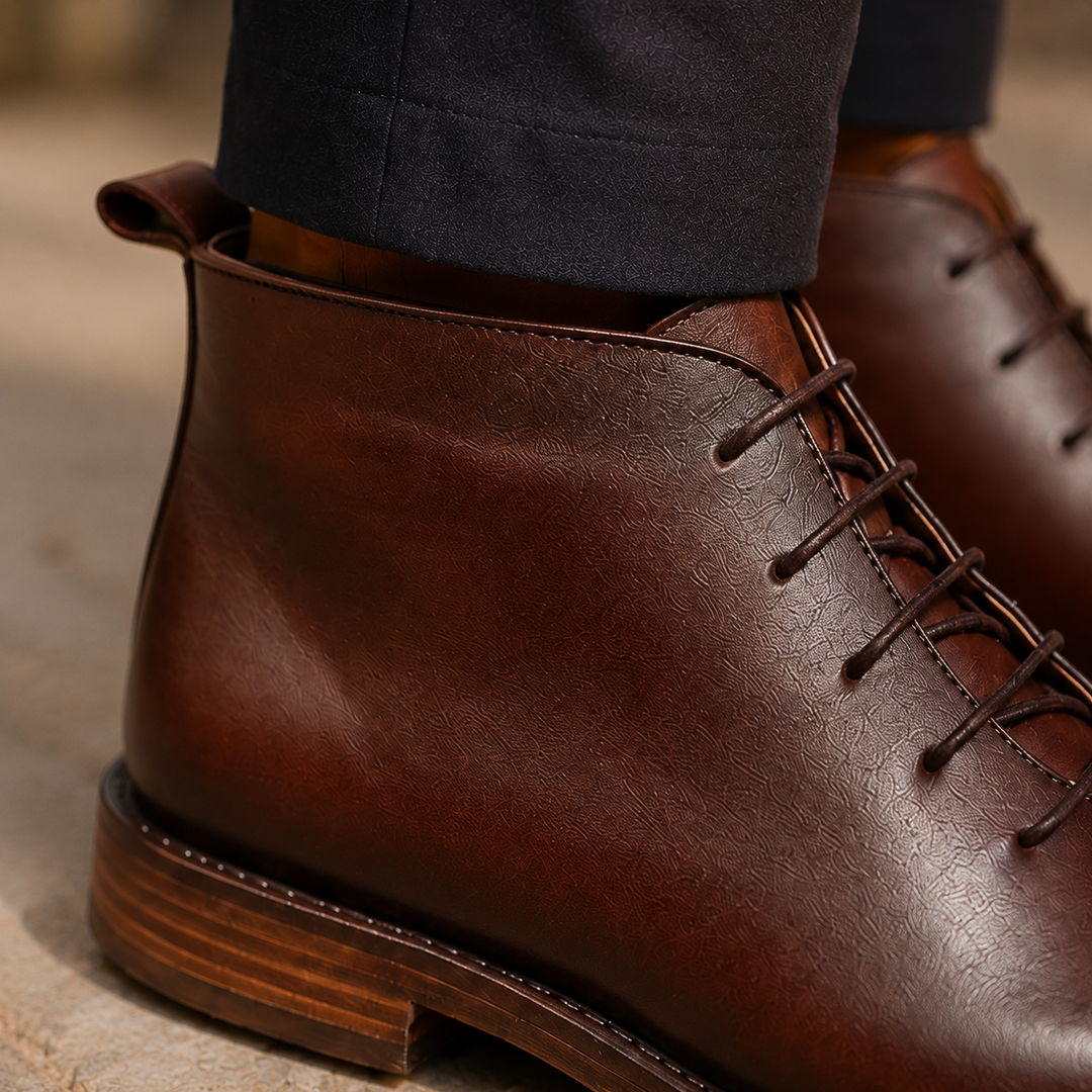 Men's Lace-Up Ankle Boots