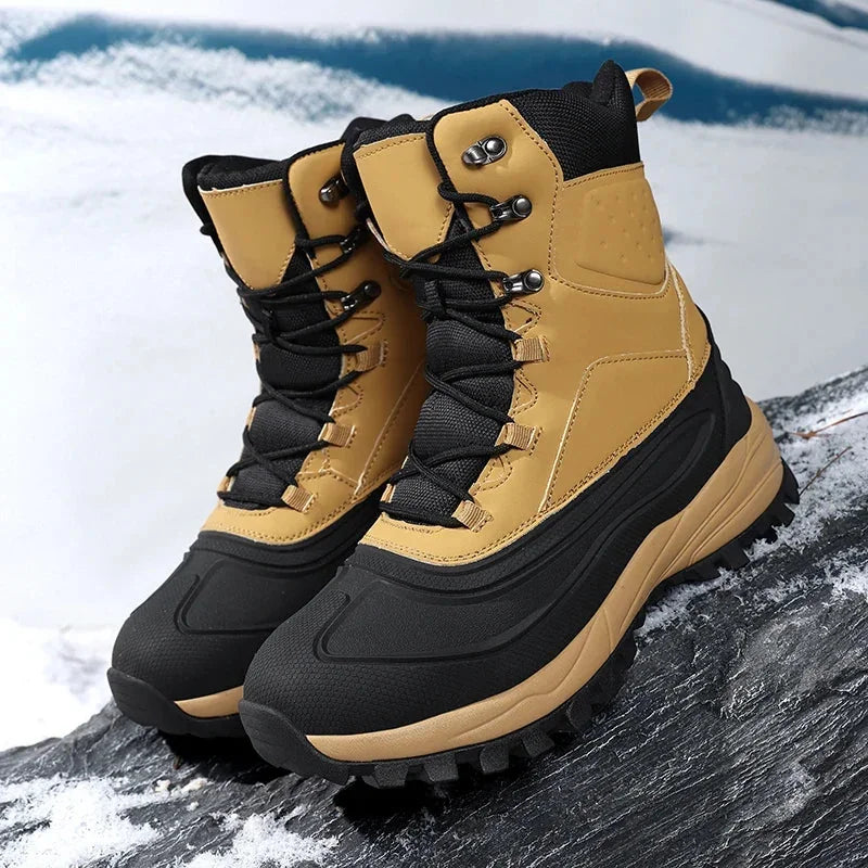 Men's Lace-Up Snow Boots