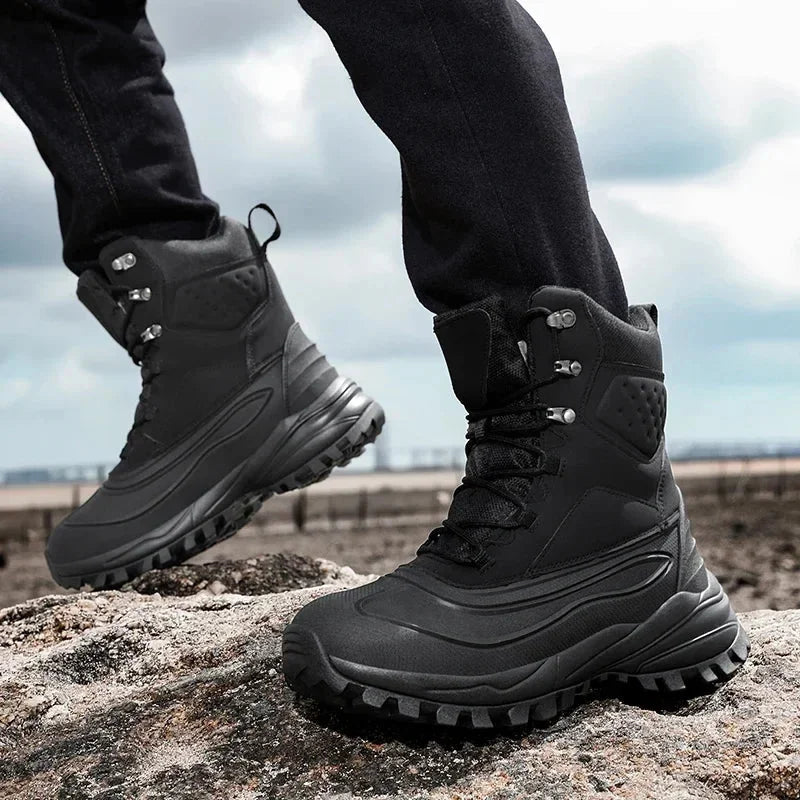 Men's Lace-Up Snow Boots