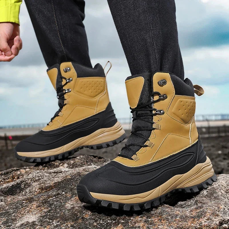 Men's Lace-Up Snow Boots