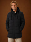 Men's Long Hooded Puffer Jacket