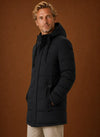 Men's Long Hooded Puffer Jacket