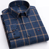 Men's Long-Sleeve Check Button-Down Shirt