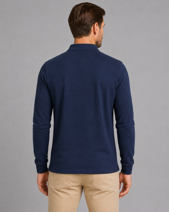 Men's Long-Sleeve Polo Shirt