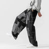 Men's Loose Fit Patchwork Cargo Jeans