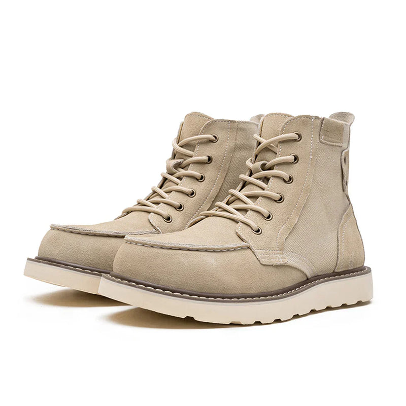 Men's Moc Toe Lace-Up Boots