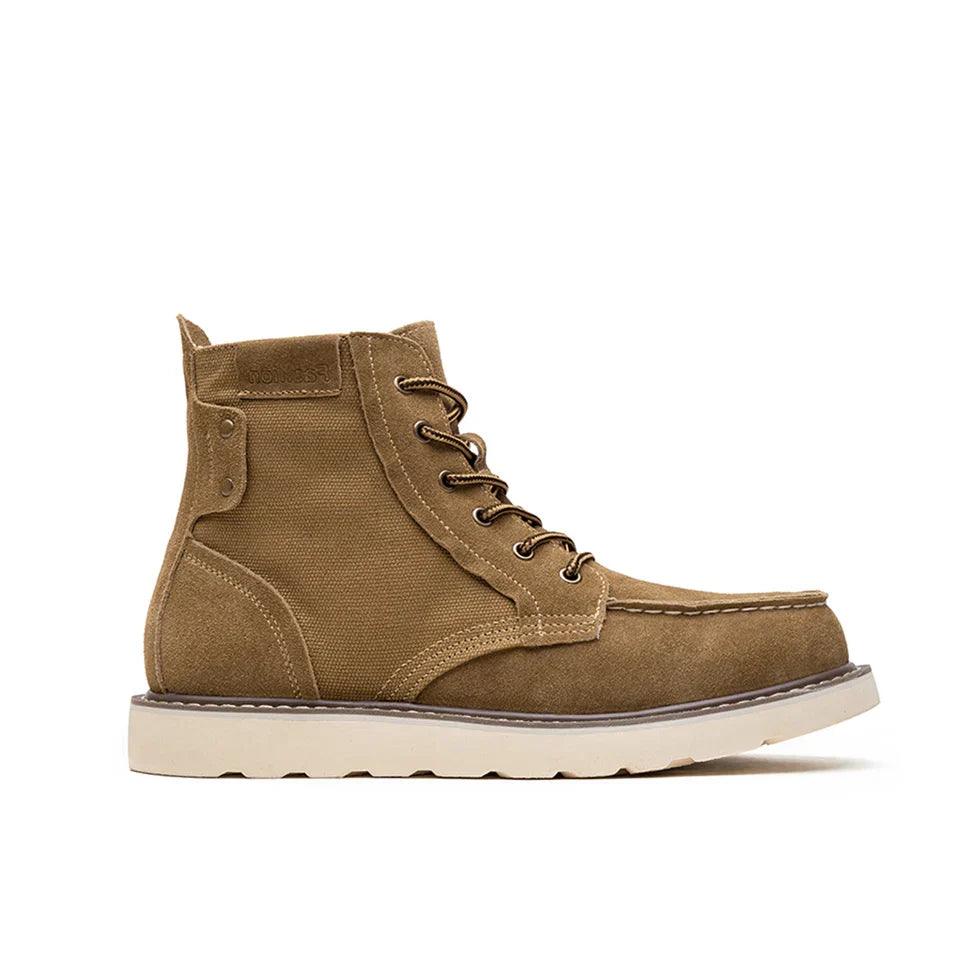 Men's Moc Toe Lace-Up Boots