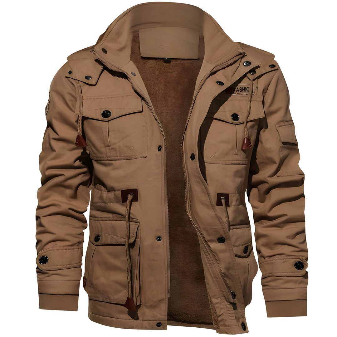Men's Multi-Pocket Bomber Jacket