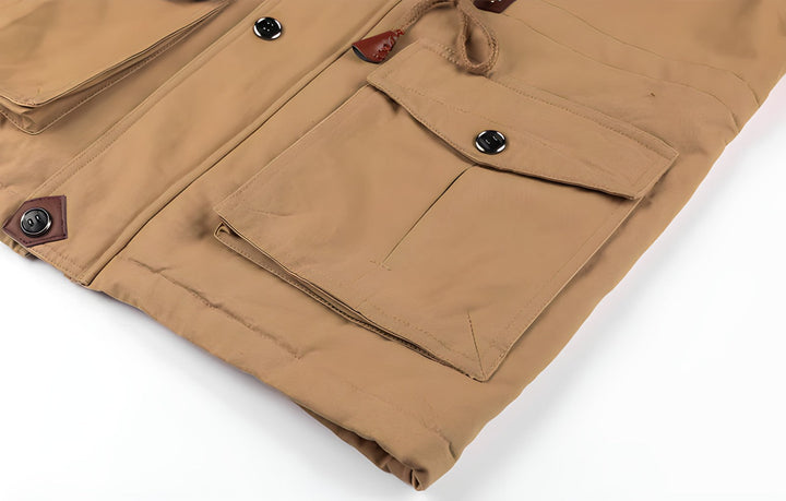 Men's Multi-Pocket Bomber Jacket
