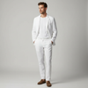 Men's Notch Lapel Two-Piece Suit with Drawstring Trousers