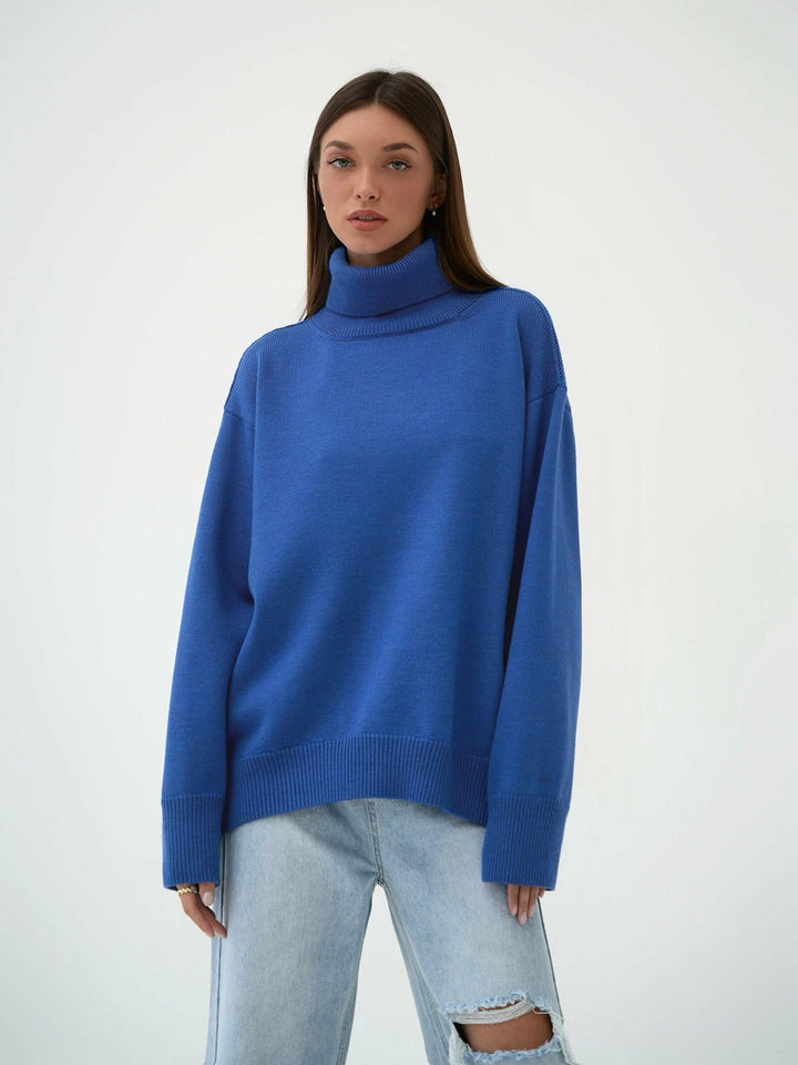 Women's Oversized Turtleneck Jumper