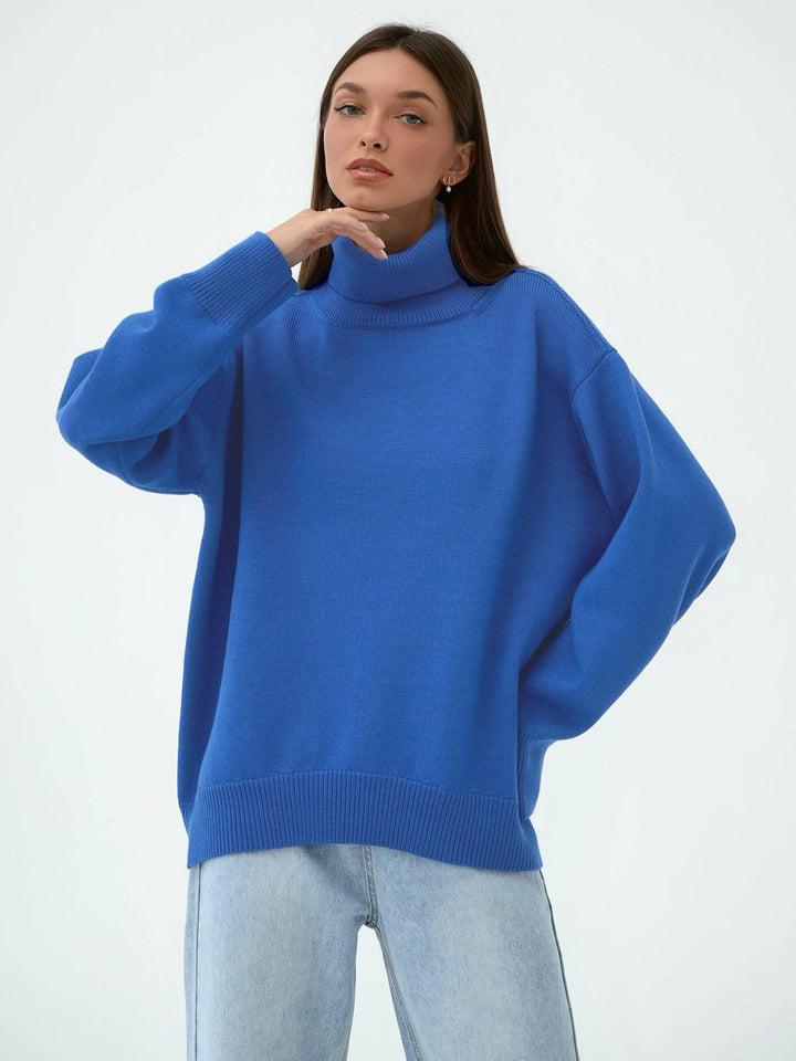 Women's Oversized Turtleneck Jumper